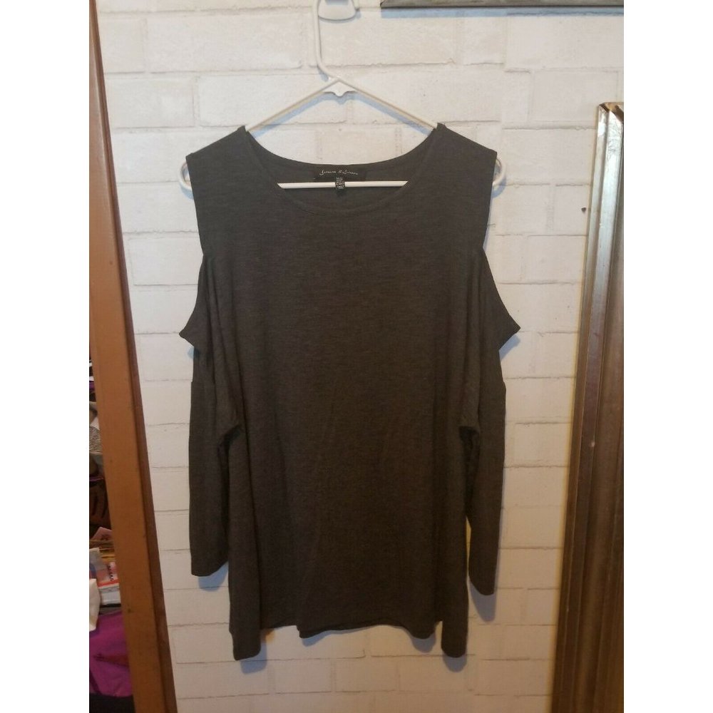 Jasmine And Juliana Cold Shoulder Blouse Women's